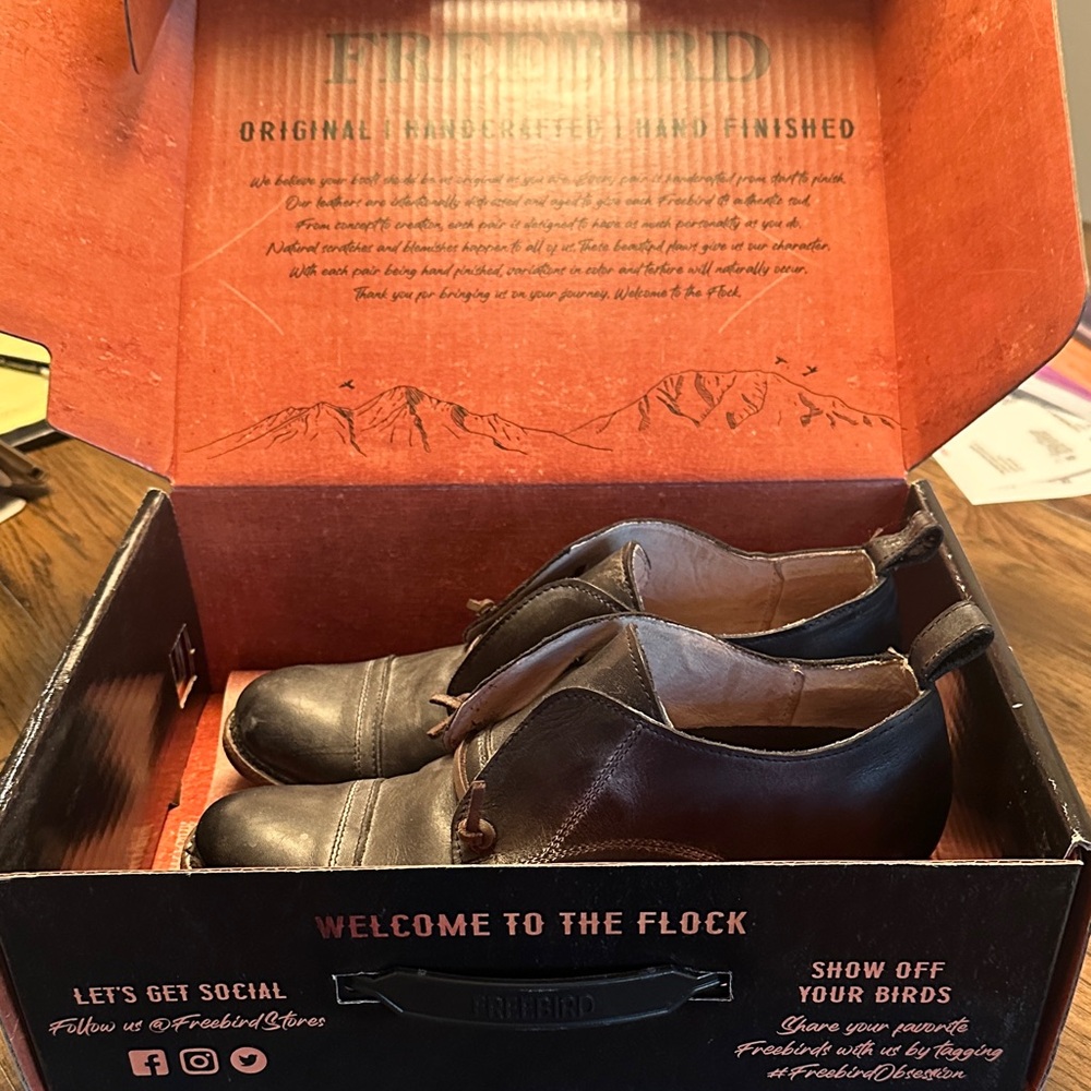 Black Leather womansShoes